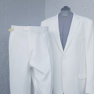 Bolzano Uomo Collezione 2PC Off White Lux Suit (Italy)